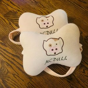 Piggy Plushy Car Head Rest Pillow Set